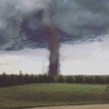 Swirling Tornado Almost Looks Peaceful at a Distance