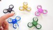 Learn Colors Fidget Spinner Surprise Nail Art 5 Colours Teach Fidget Spinner Kids