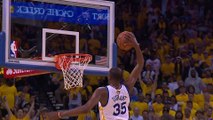 Kevin Durant Dunks And Smiles - NBA Finals Game 1 - Cavaliers vs Warriors - June 01, 2017