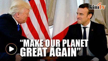 French president Macron slams Trump over climate deal withdrawal