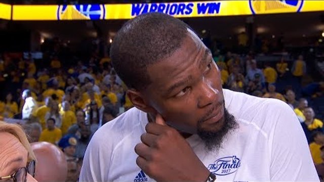 Kevin Durant Postgame Interview | Cavaliers vs Warriors ...