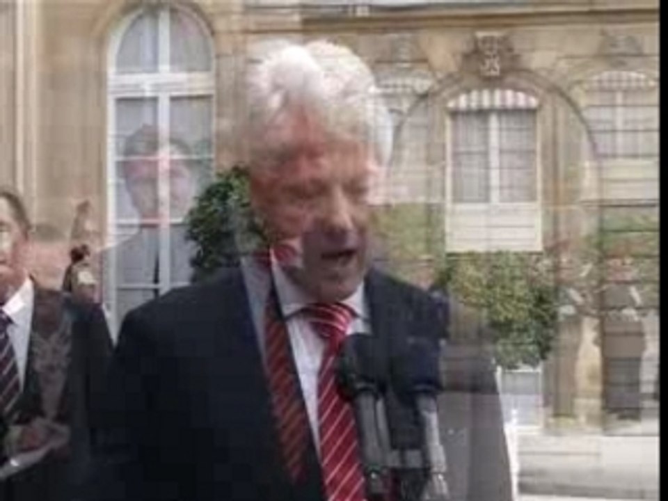Nicolas Sarkozy et Bill Clinton
