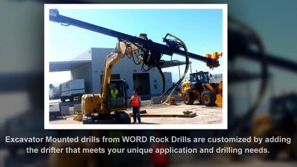 Excavator Drill Attachment For Your Current Excavating Machinery
