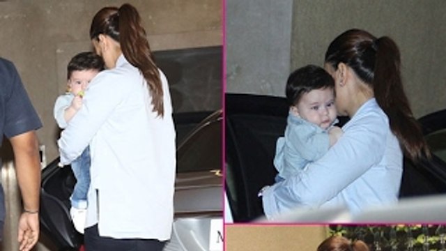 Kareena Kapoor And Baby Taimur Spotted At Tusshar Kapoor Son Laksshya's 1st Birthday Bash