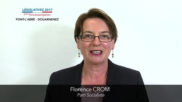 Législatives 2017. Florence Crom : 7e circonscription du Finistère (Pont-l'Abbé-Douarnenez)