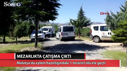 Malatya'da eylem hazırlığındaki 1 terörist ölü ele geçti