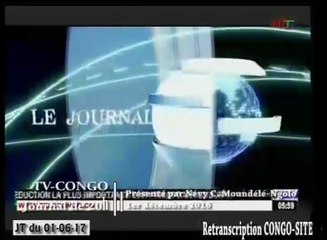 Journal de 20h TVCongo du jeudi 01 juin 2017 -By Congo-Site