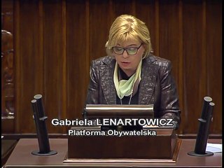 Poseł Gabriela Lenartowicz - Wystąpienie z dnia 25 maja 2017 roku.
