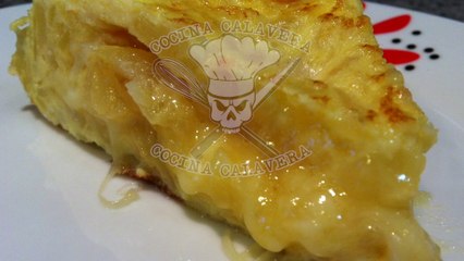 Tortilla de Patata rellena de queso