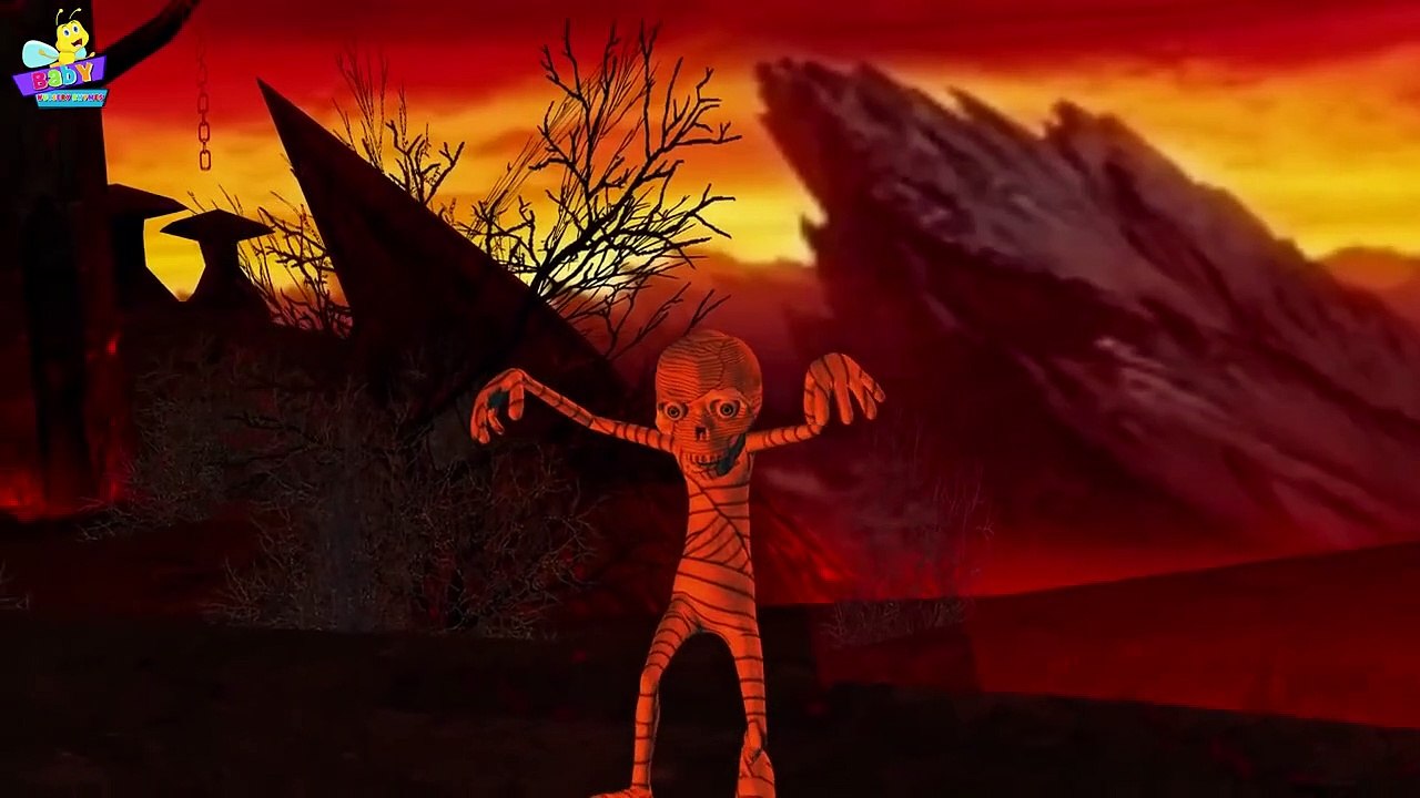Halloween Finger Family 3D _ Mummy Finger Family Nursery Rhymes Halloween