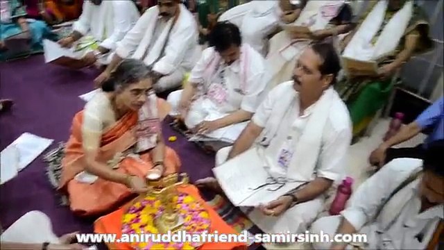 Aniruddha Bapu - Shree Rudrabhishek seva at Shree Aniruddha Gurukeshetram - 20 March 2017