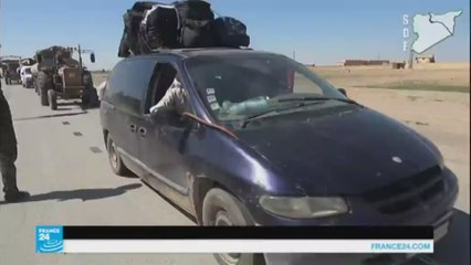 آلاف المدنيين يفرون من الرقة مع اقتراب معركة تحريرها
