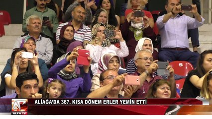 Aliağa’da 367. Kısa Dönem Erler Yemin Etti