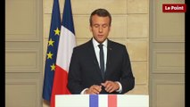 La réaction d'Emmanuel Macron au retrait des États-Unis de l'accord de Paris