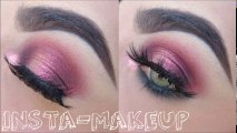 INSTAGRAM BOLD BROWS AND HALO EYES MAKEUP (easy) - Il makeup del sabato sera