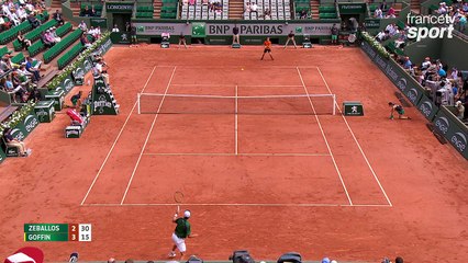 Roland-Garros 2017 : Le mur Goffin se dresse devant Zeballos ! (2-3)