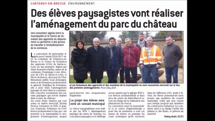 Film photos chantier école Chatenoy en Bresse CFA