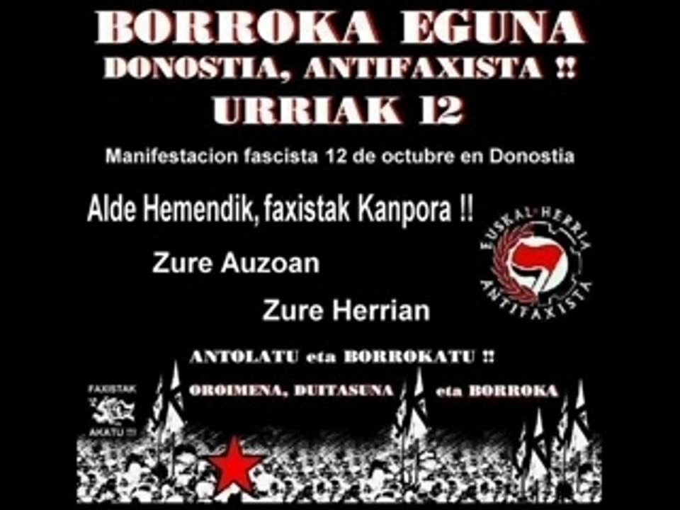 Faxistei egurra!