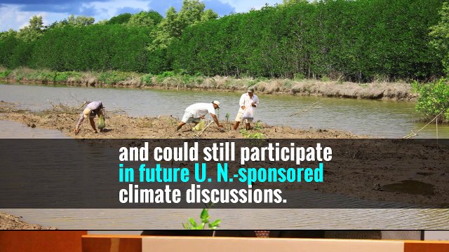 The United States would remain a party to the United Nations Framework Convention on Climate Change