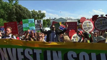 Outrage at Trump's withdrawal from Paris climate agreement