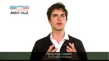 Législatives 2017. Pierre-Yves Cadalen : 2e circonscription du Finistère (Brest)