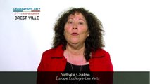 Législatives 2017. Nathalie Chaline : 2e circonscription du Finistère (Brest)