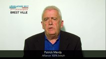Législatives 2017. Patrick Merdy : 2e circonscription du Finistère (Brest)