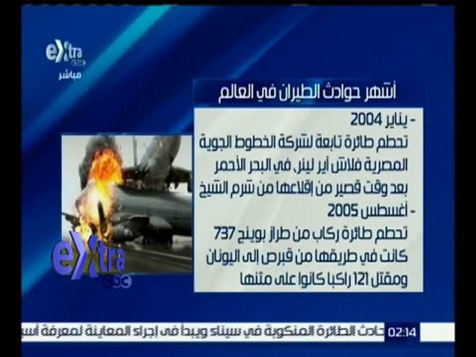 #غرفة_الأخبار | تعرف .. على أشهر حوادث الطائرات في العالم