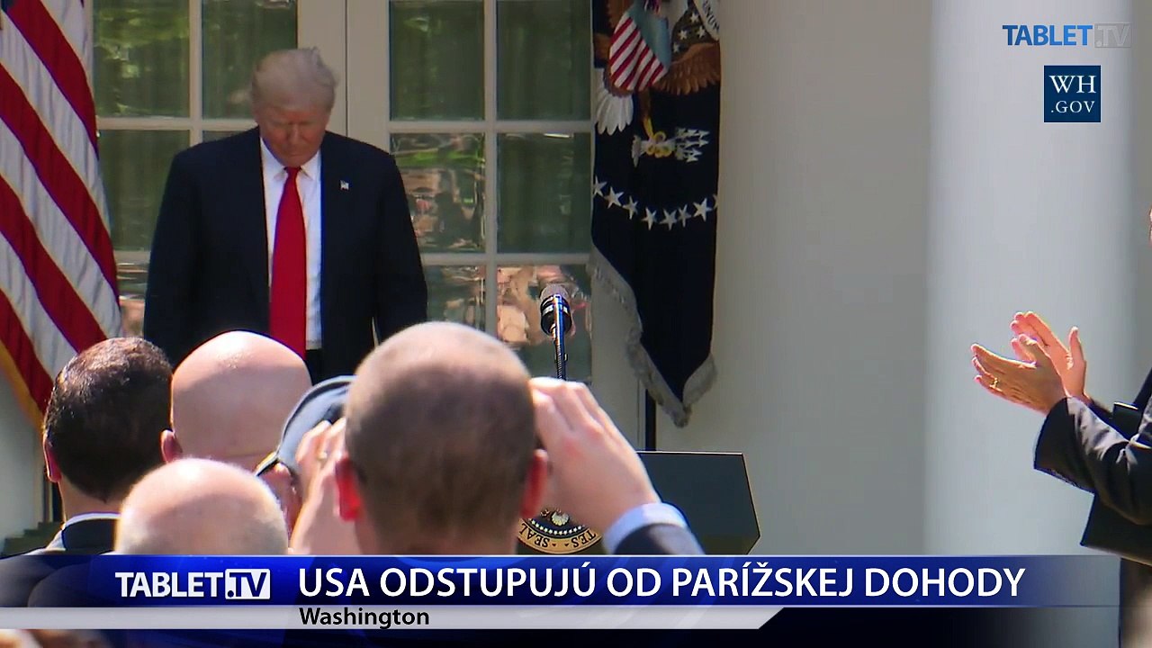 Svet kritizuje Trumpa za odmietnutie parížskej klimatickej dohody
