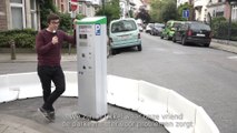 Deze parkeermeter in Ukkel had echt op geen slechtere plek neergepoot kunnen worden