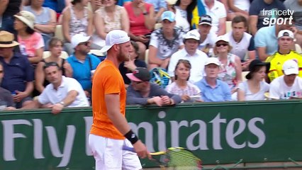 Roland-Garros 2017 : Pendant les soins de son coéquipier Groth fait le show