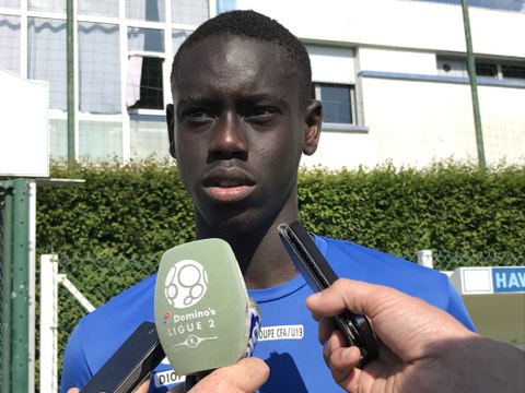 U19 / Avant Bordeaux - HAC en finale du championnat de France, ITV de Samba Diop