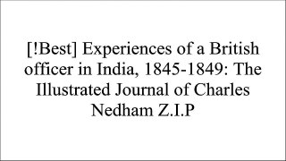 [MVM6v.Download] Experiences of a British officer in India, 1845-1849: The Illustrated Journal of Charles Nedham by Peter Harrington [W.O.R.D]