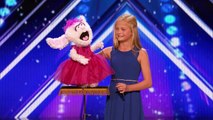 Darci Lynne 12-Year-Old Singing Ventriloquist Gets Golden Buzzer - Americas Got Talent 2017 !