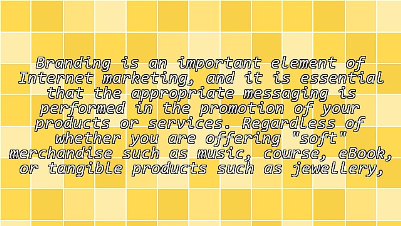 Effective Product Branding in Internet Marketing