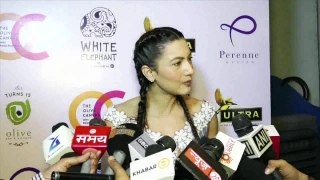 Gauhar Khan At Launch Of Mayur Girotra’s Exclusive Pret Line ‘White Elephant’