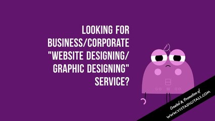 vistadigitals.com promo ad for web and printing services