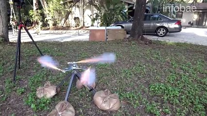 Fijate como funciona el impactante "Fidget Spinner" impulsado por cohetes