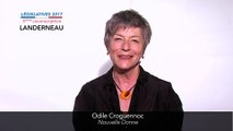 Législatives 2017. Odile Croguennoc : 5e circonscription du Finistère (Landivisiau-Lesneven)
