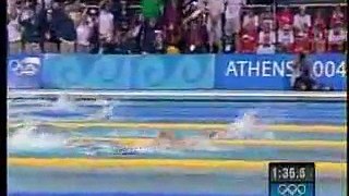 Laure Manaudou, championne olympique du 400 mètres nage libre à Athènes