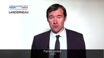 Législatives 2017. Patrick Leclerc : 5e circonscription du Finistère (Landivisiau-Lesneven)