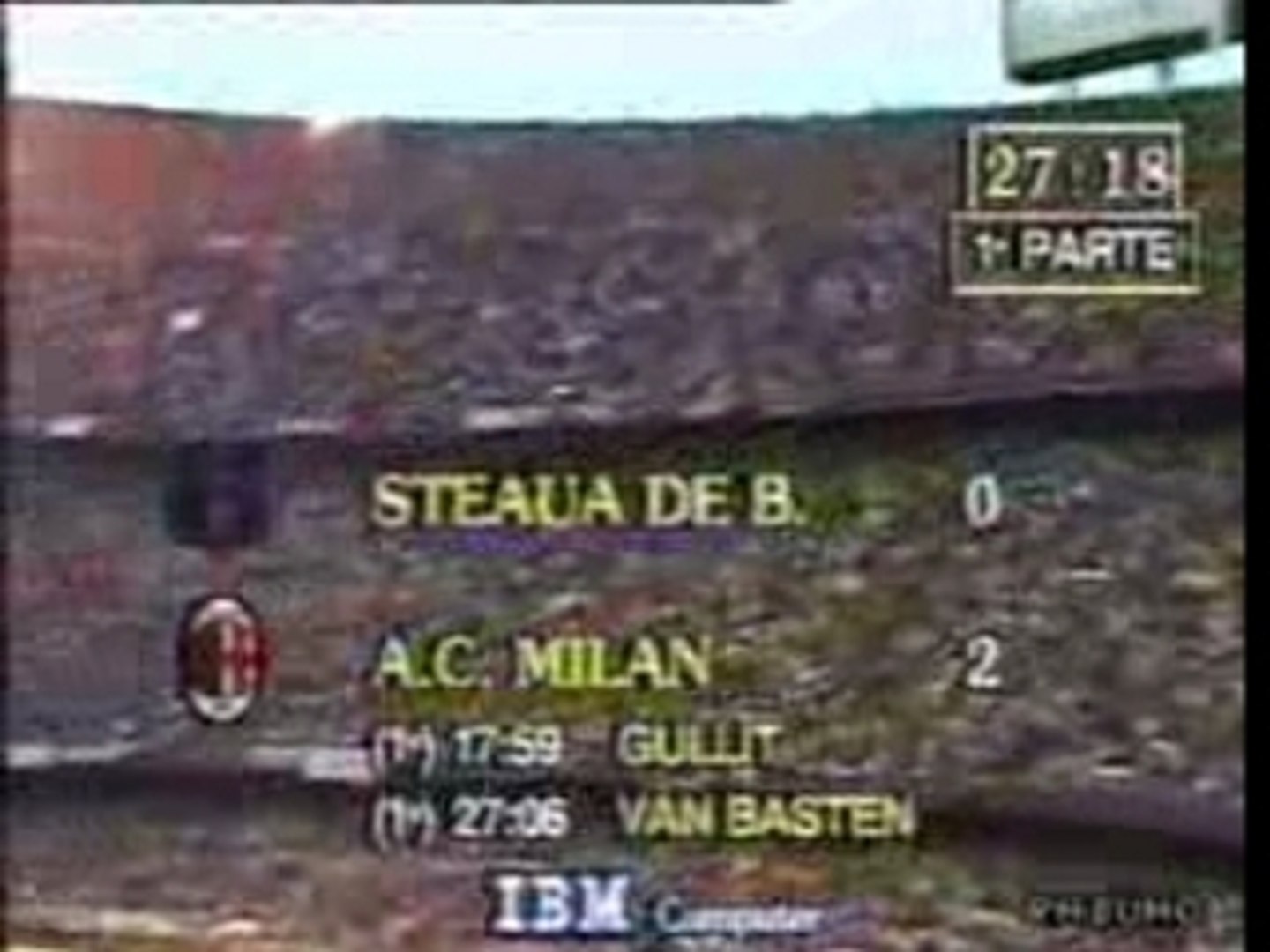 AC Milan - Steaua Bucarest 4-0 [Barcelona 1989] - Vidéo Dailymotion