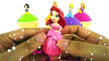 Kinetic Sand Disney Princess Belle Ariel Aurora Ice Cream Learn Colors for Kids Finger Family