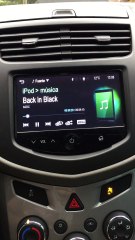 Chevrolet tracker con Phoenix gold+potencia+woofer 10'. Affaudio