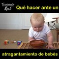 Qué hacer ante un atragantamiento en bebés