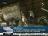 Afganistán: continúa la remoción de escombros tras atentado terrorista