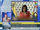 Venezuela: CNE extiende lapso de postulación a Asamblea Constituyente