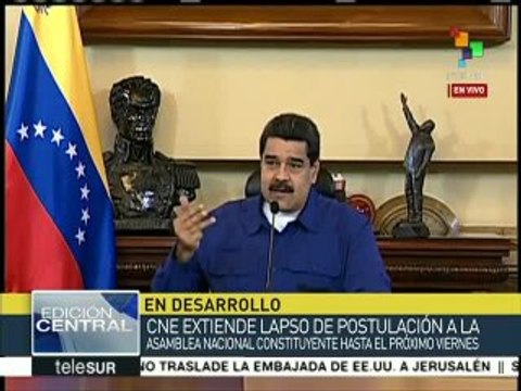 Maduro llama al pueblo a seguir fortaleciendo el proceso constituyente
