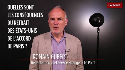 Quelles sont les conséquences du retrait des États-Unis de l'accord de Paris ?