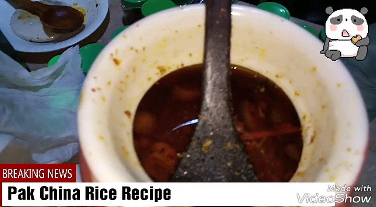 Pak China Rice Recipe Part 1